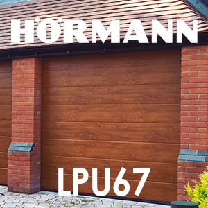 Hormann LPU67 in Golden Oak