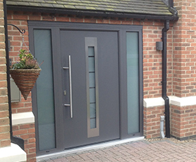 Front entrance doors