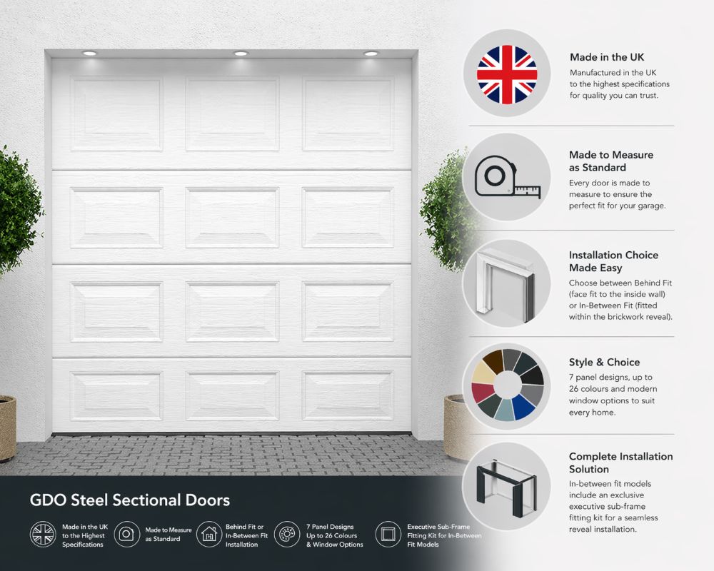 GDO Steel Sectional Garage Door