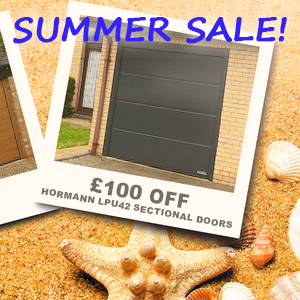 SUMMER SALE - £100 Off Hormann LPU42 Sectional Garage Doors