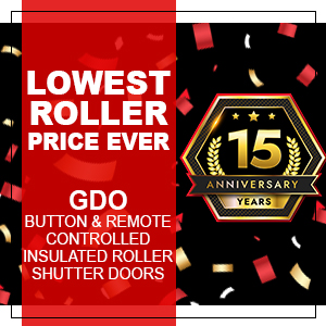 Electric Roller Doors - Cheaper than 15 Years Ago! 
