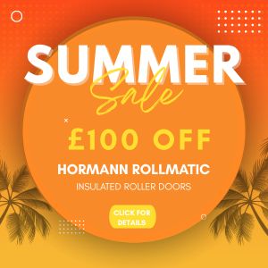 SUMMER SALE - £100 off - Hormann RollMatic2 and RollMaticT Roller Garage Doors