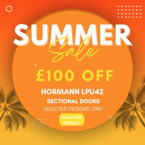 SUMMER SALE - £100 off - Selected Hormann LPU42 Sectional Garage Doors