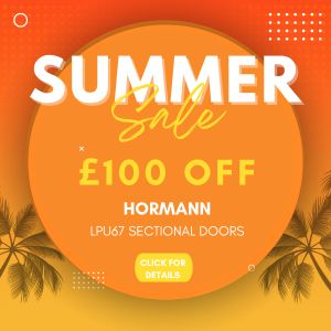 SUMMER SALE - £100 off - Hormann LPU67 Sectional Garage Doors